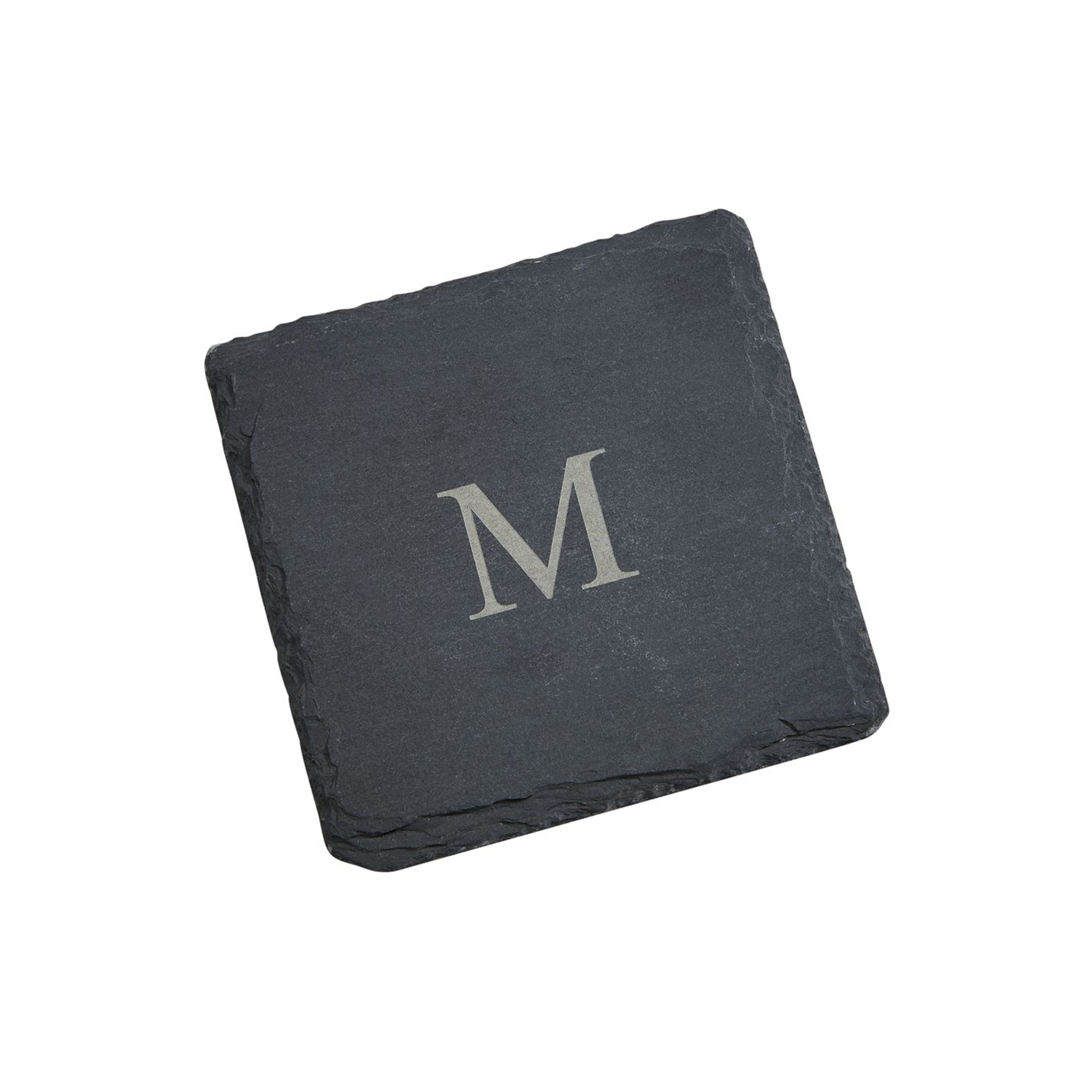 Set Of 4 Slate Coasters 4" Square - Metromarketstore