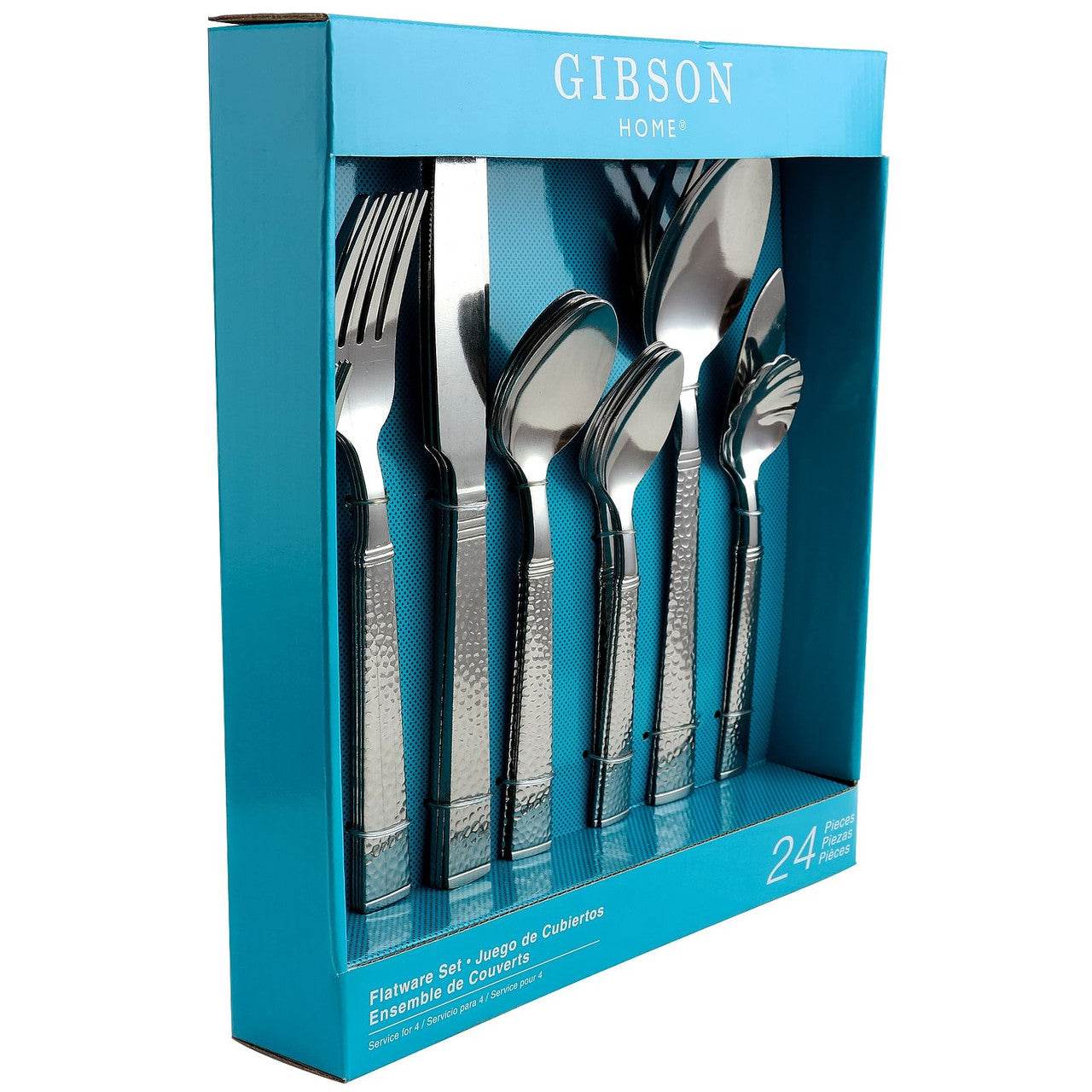 Gibson Prato 24 Piece Stainless Steel Flatware Set - Metromarketstore