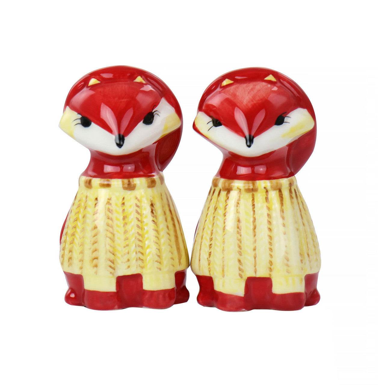Gibson Home Woodland Fox Salt & Pepper Set - Metromarketstore