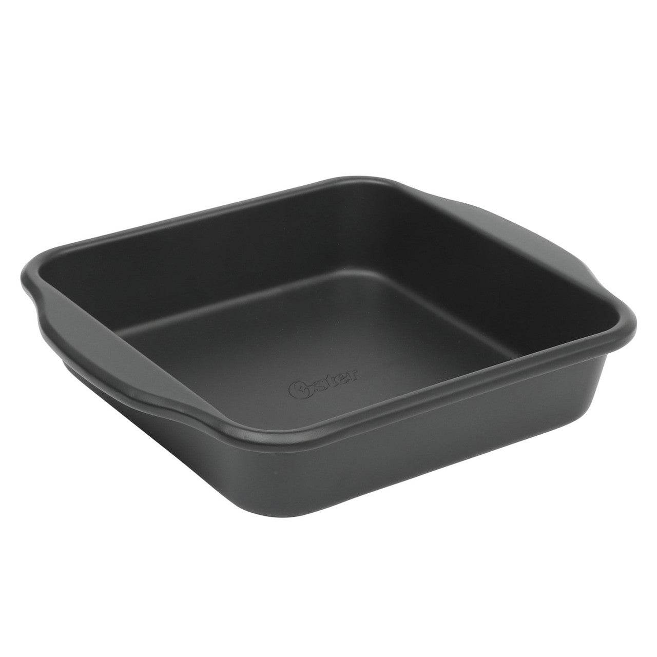 Oster Teston Platinum Collection 8 Inch Nonstick Carbon Steel Square Cake Pan in Matte Black - Metromarketstore