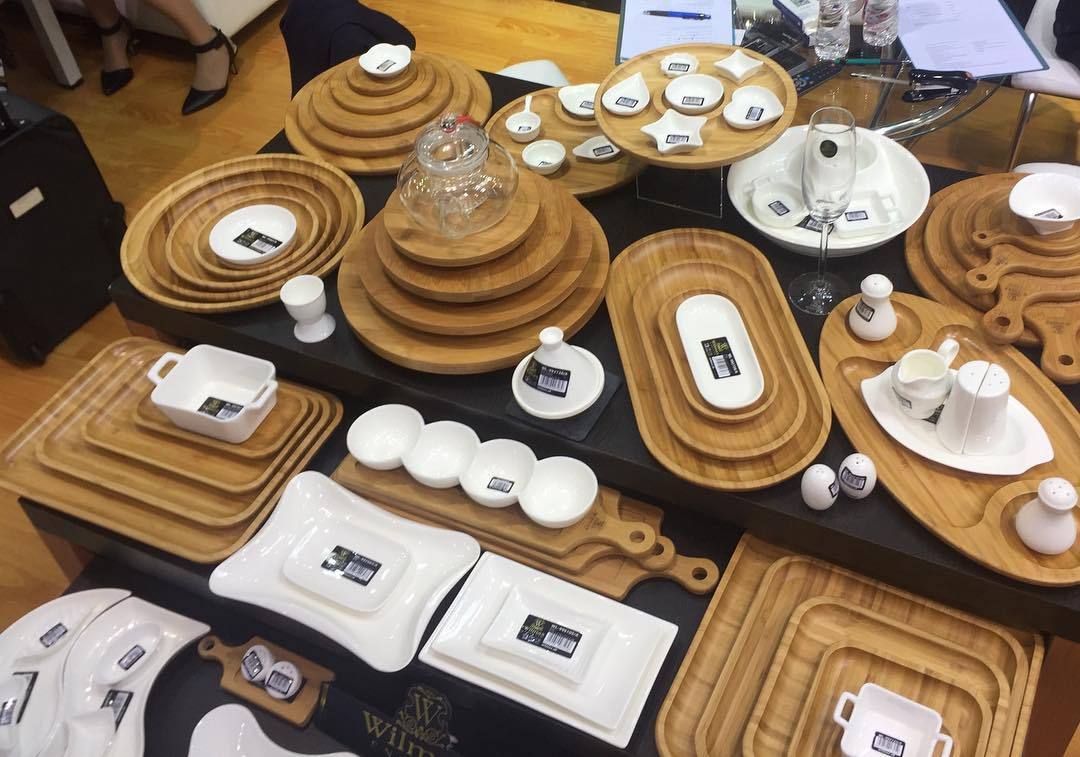 Bamboo Round Plate 7" inch | For Appetizers / Barbecue - Metromarketstore