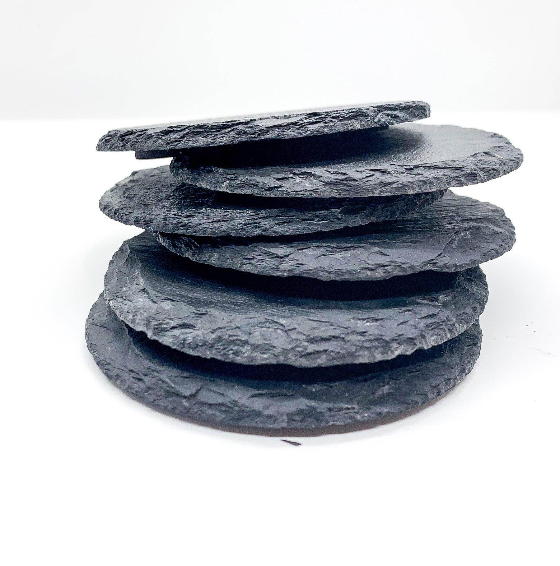 Slate Rounds / Coasters - Metromarketstore