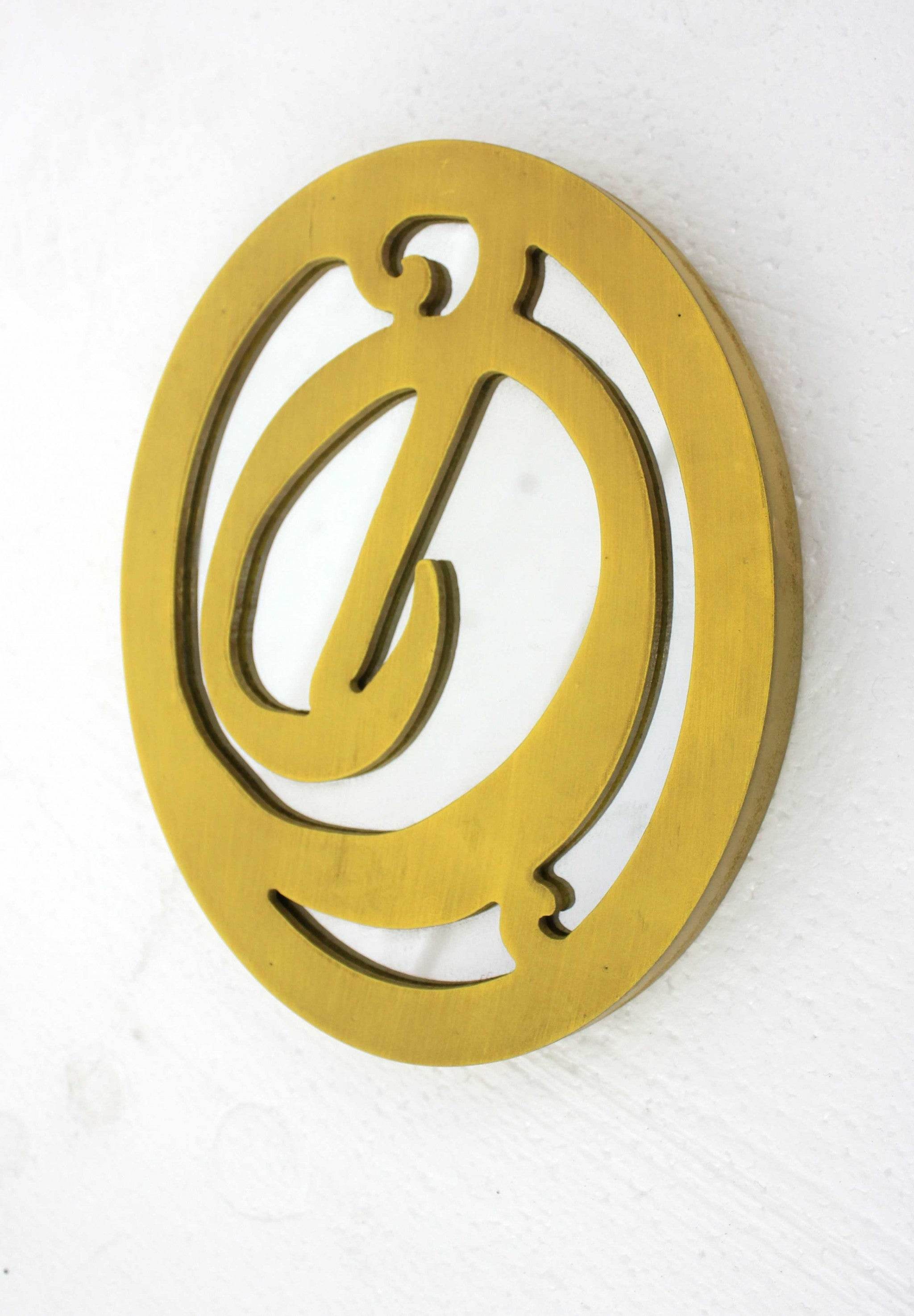 Yellow Wood Wall Decor - Metromarketstore