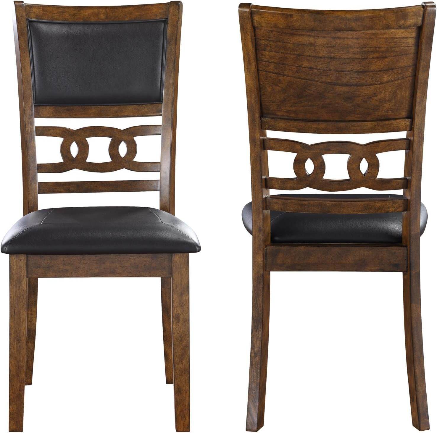 Gia Dining Chairs, Set of 2, Brown - Metromarketstore