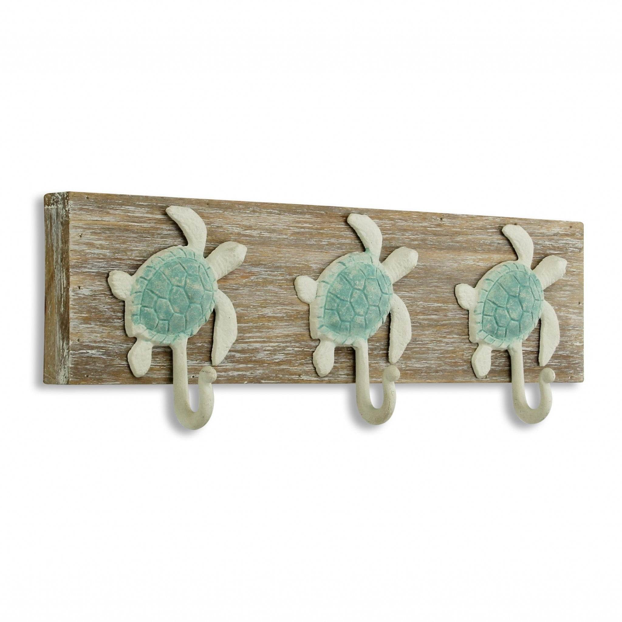 Coastal Sea Turtle Three Hook Coat Hanger-1