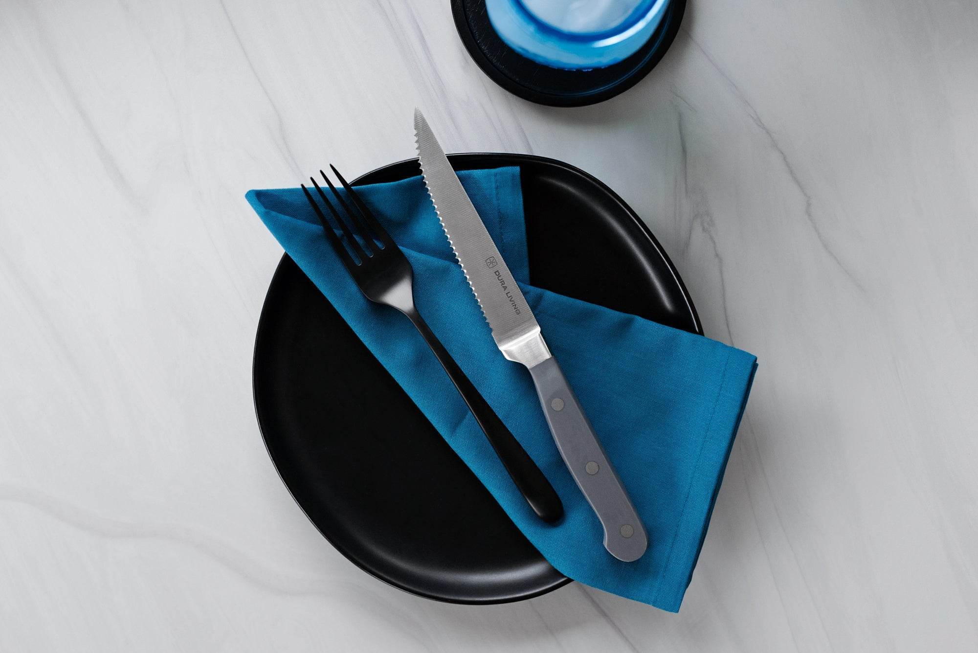 Superior Set of 4 Steak Knives - Gray - Metromarketstore