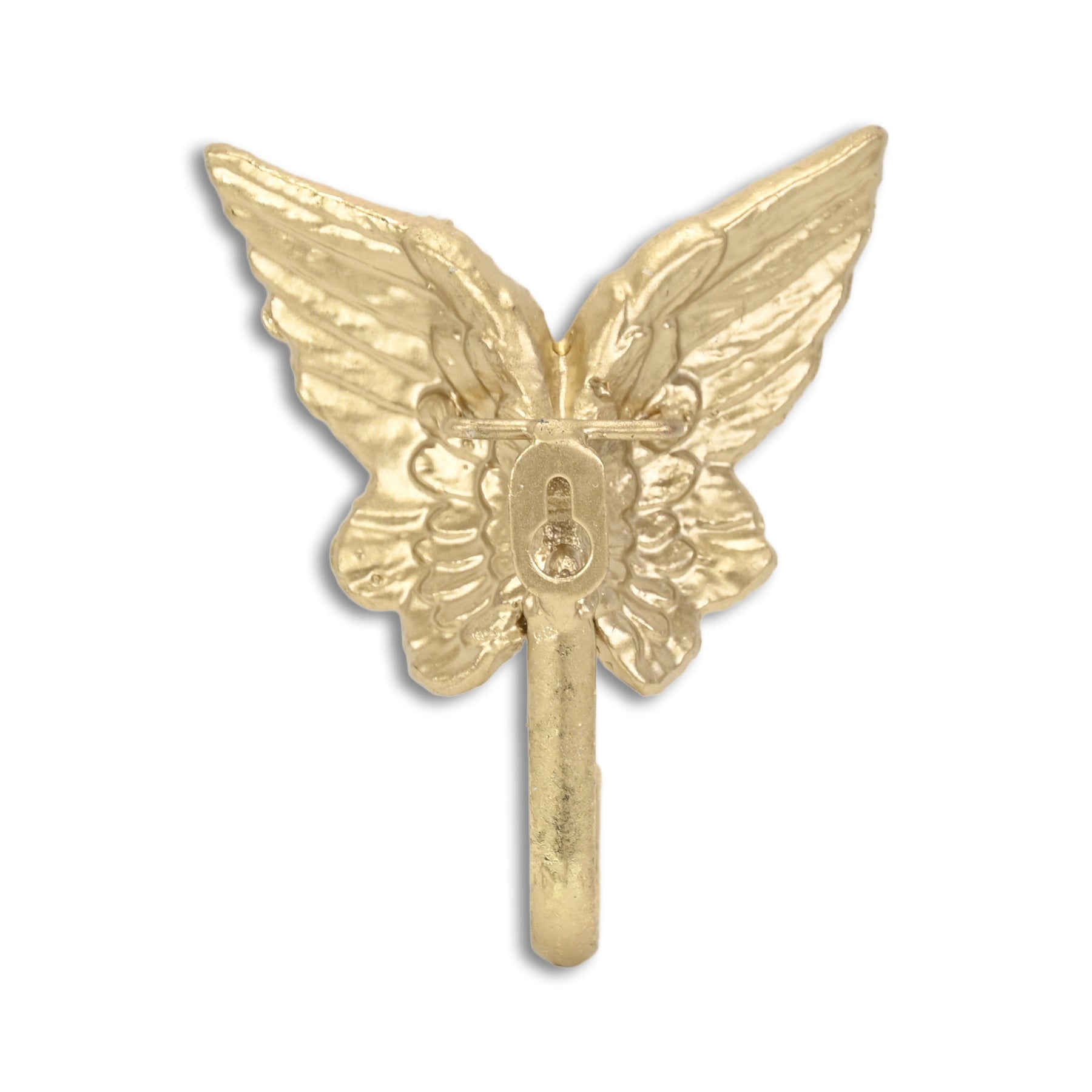 5" Gold Cast Iron Butterfly Wall Hook-4