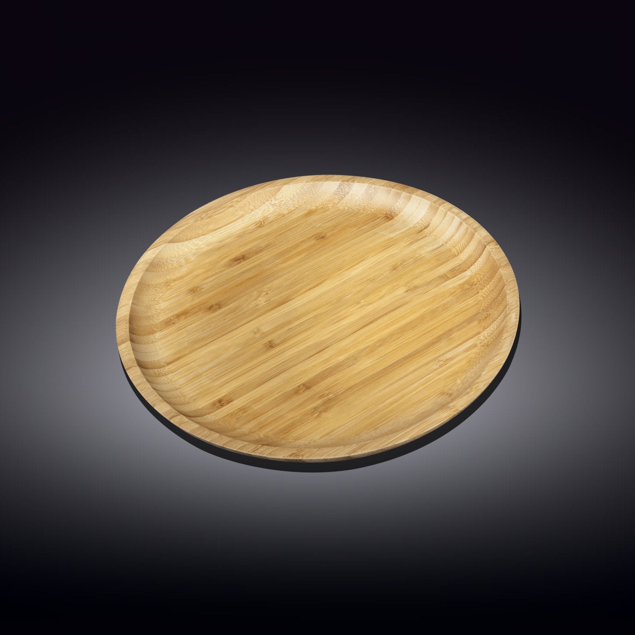 Bamboo Round Plate 9" inch |For Appetizers / Barbecue / Steak - Metromarketstore