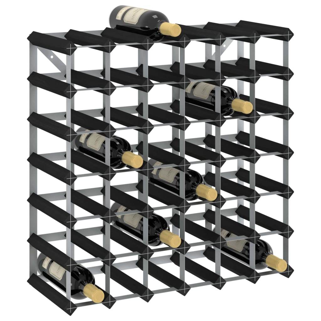vidaXL Countertop Wine Rack Bottle Holder Wine Storage Organizer Solid Wood - Metromarketstore