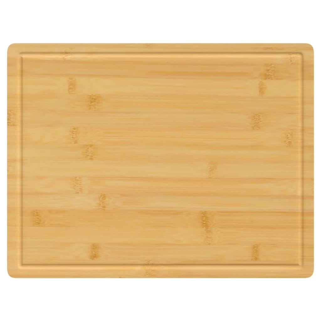 vidaXL Cutting Board Snack Cheese Board with Juice Groove for Kitchen Bamboo - Metromarketstore