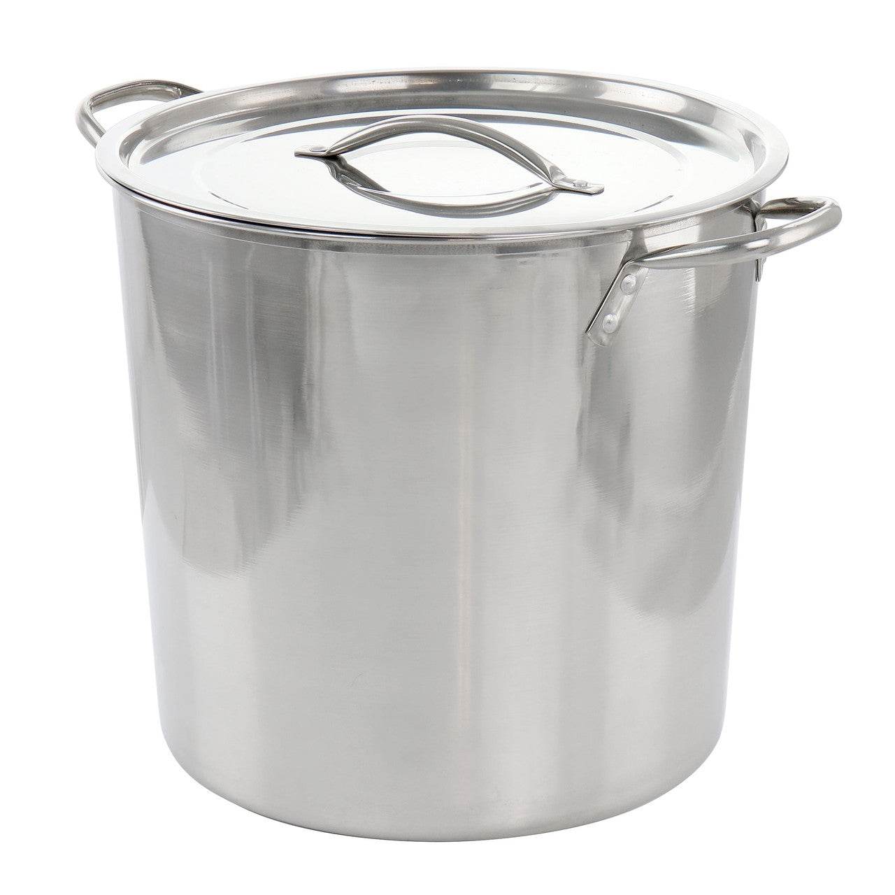 Gibson Everyday Whittington 16 Quart Stainless Steel Stock Pot with Lid-0