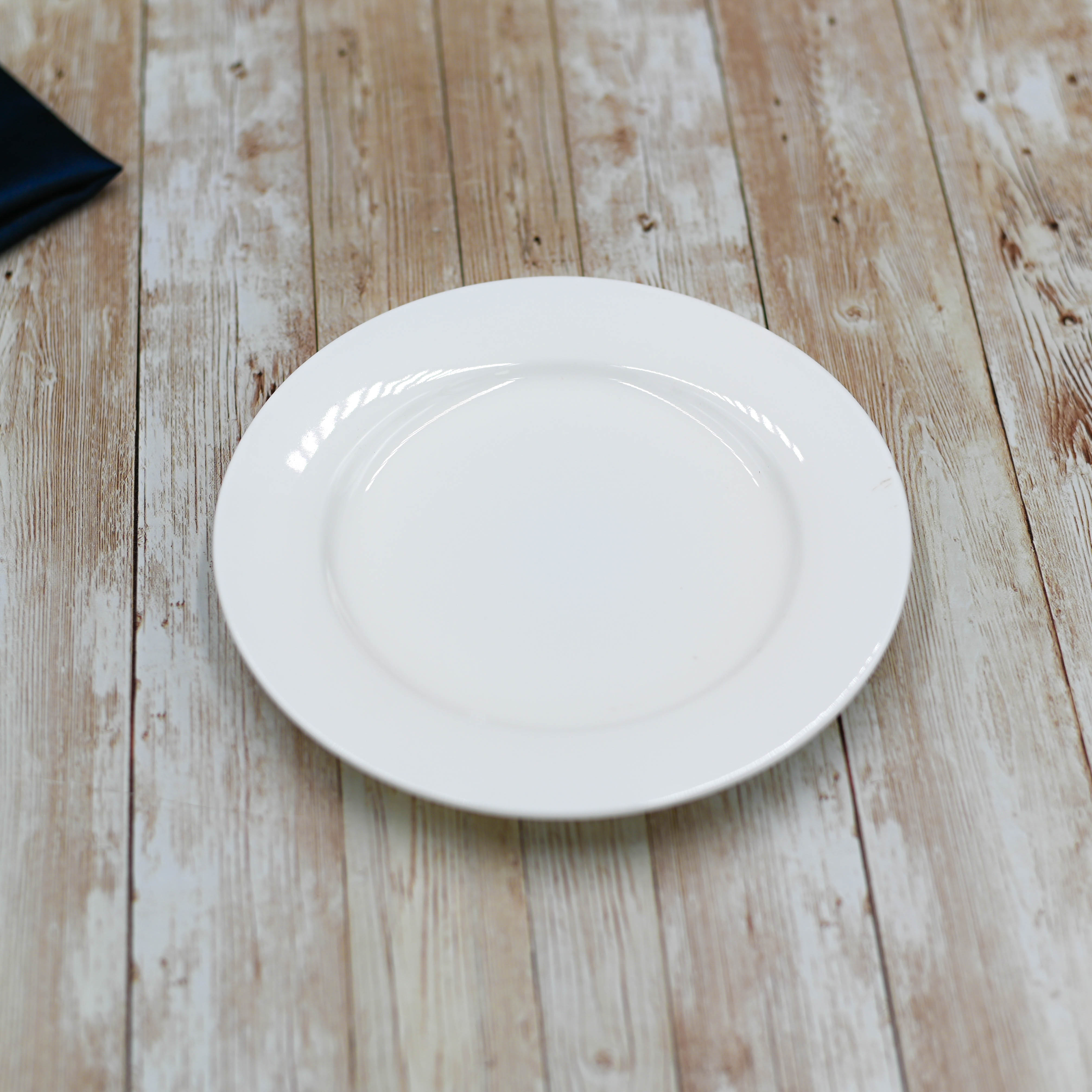 Professional Rolled Rim White Dessert Plate 7" inch | 18 Cm - Metromarketstore