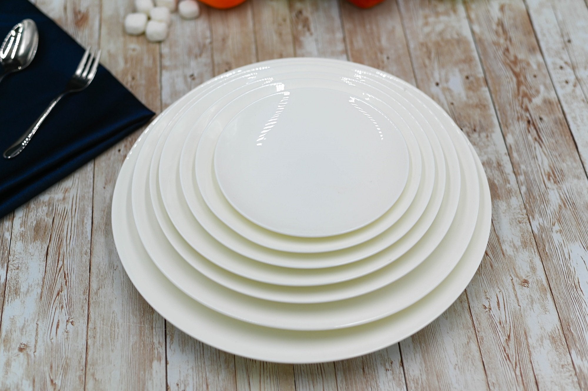 White Dessert Plate 8" inch | 20 Cm - Metromarketstore