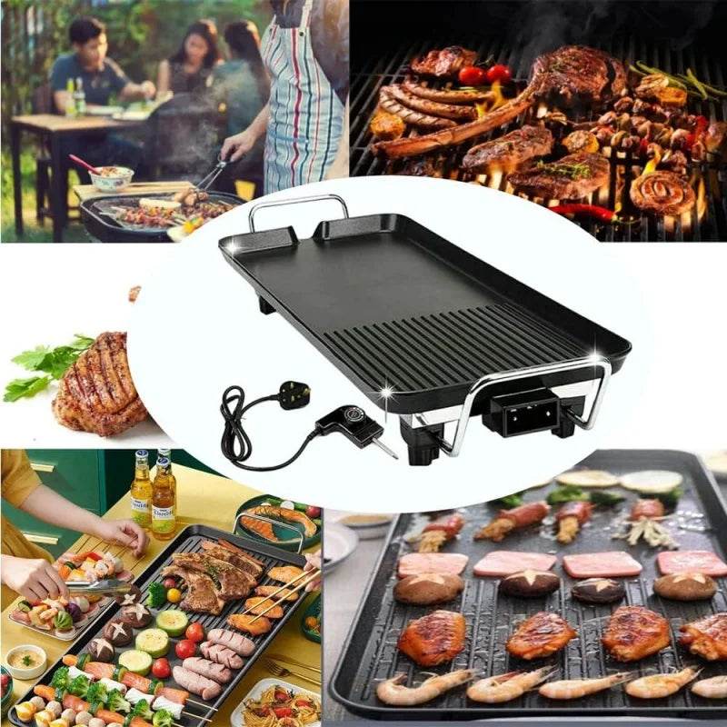 1500W Outdoor Indoor Griddle Large Barbecue Hot Plate - Metromarketstore