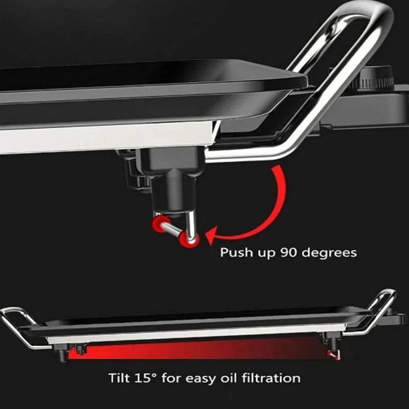 1500W Outdoor Indoor Griddle Large Barbecue Hot Plate - Metromarketstore
