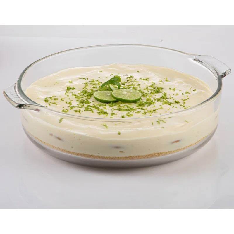 3-Quart Glass Bakeware Casserole Dish Dutch Oven with Oven-Safe Glass Lid - Metromarketstore