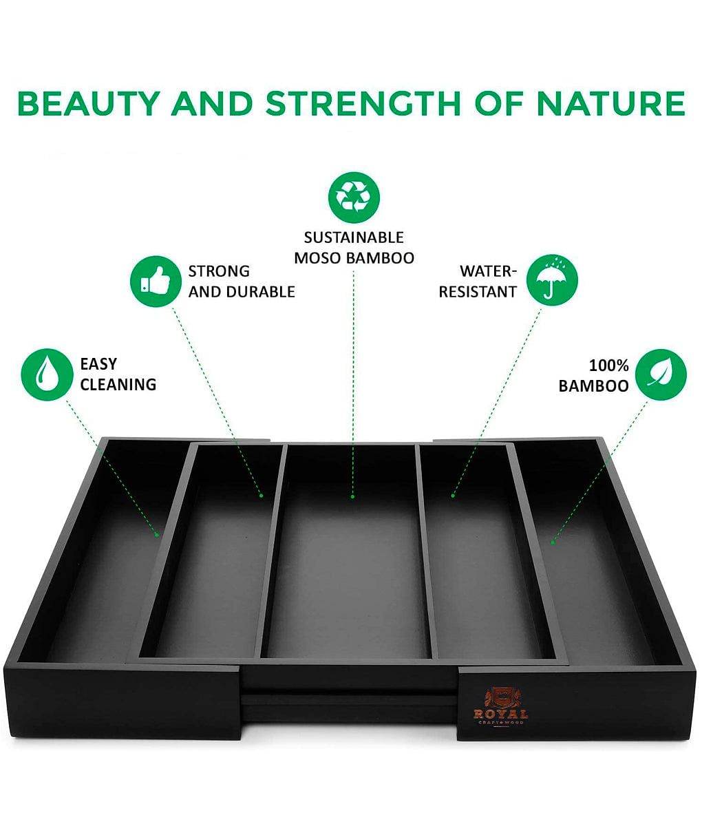 Black Utensil Organizer - Metromarketstore