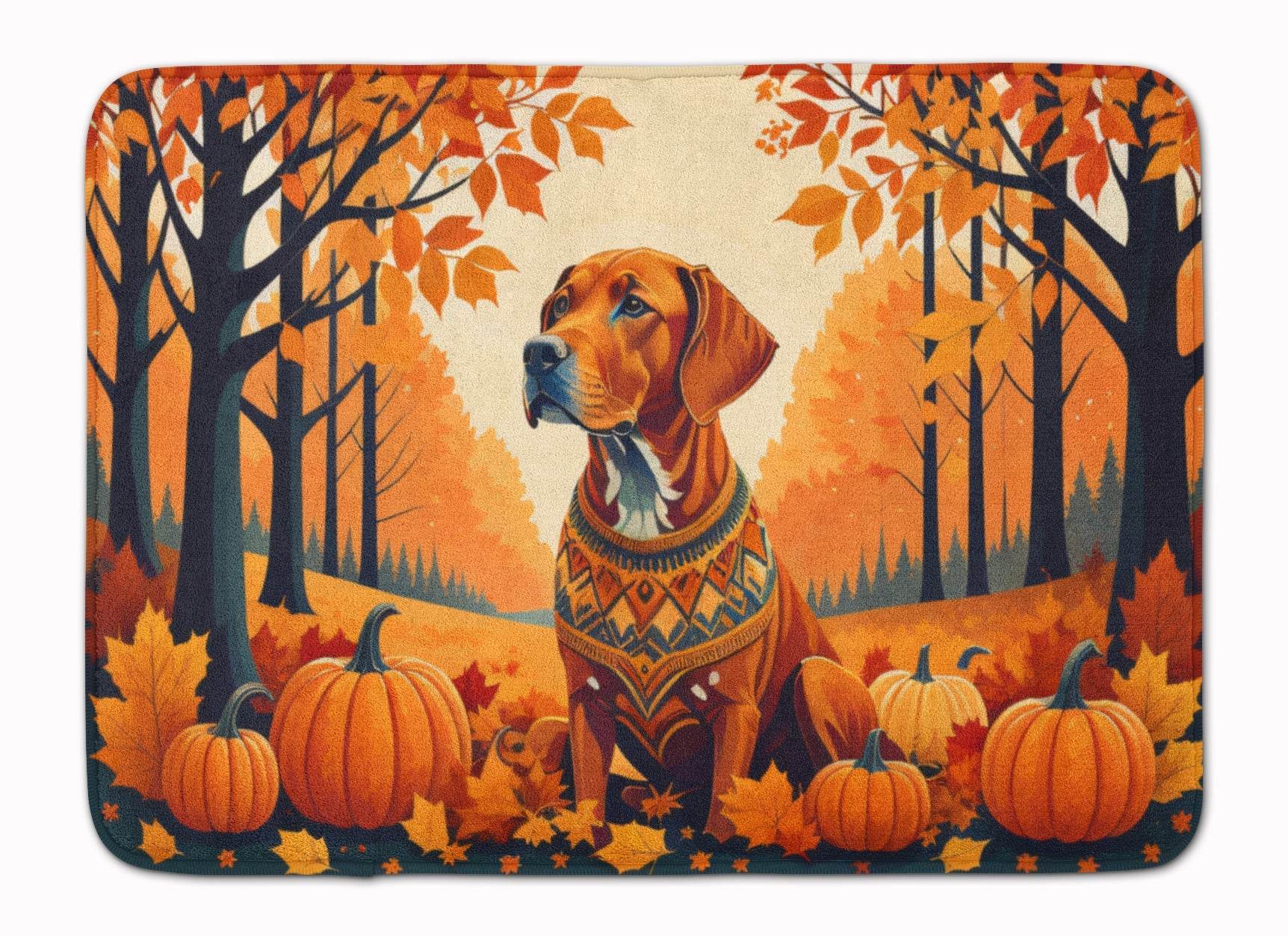 Vizsla Fall Memory Foam Kitchen Mat - Metromarketstore