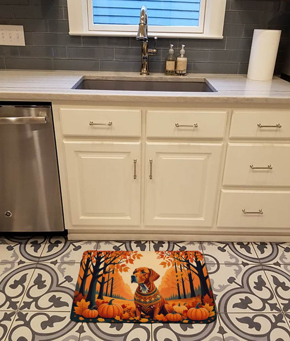 Vizsla Fall Memory Foam Kitchen Mat - Metromarketstore