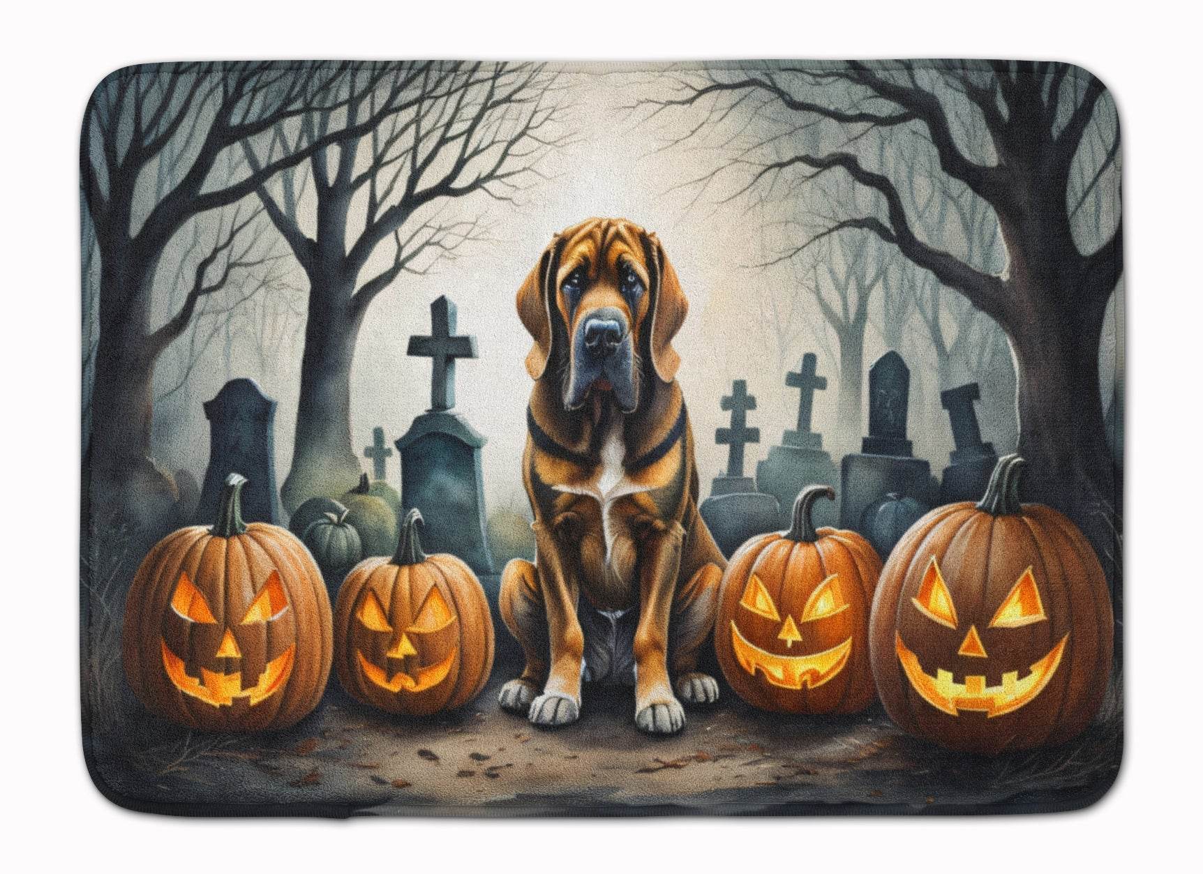 Bloodhound Spooky Halloween Memory Foam Kitchen Mat - Metromarketstore