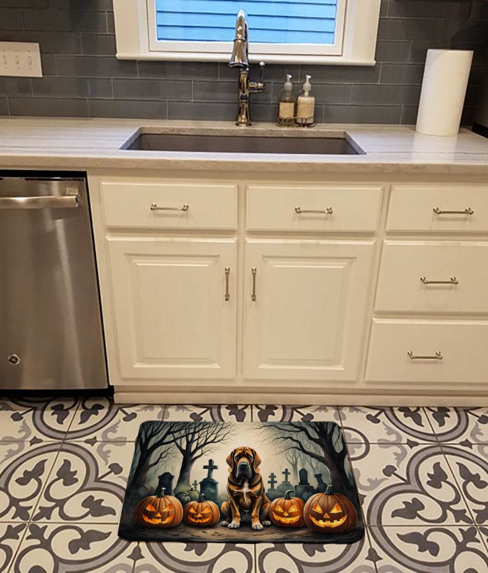 Bloodhound Spooky Halloween Memory Foam Kitchen Mat - Metromarketstore