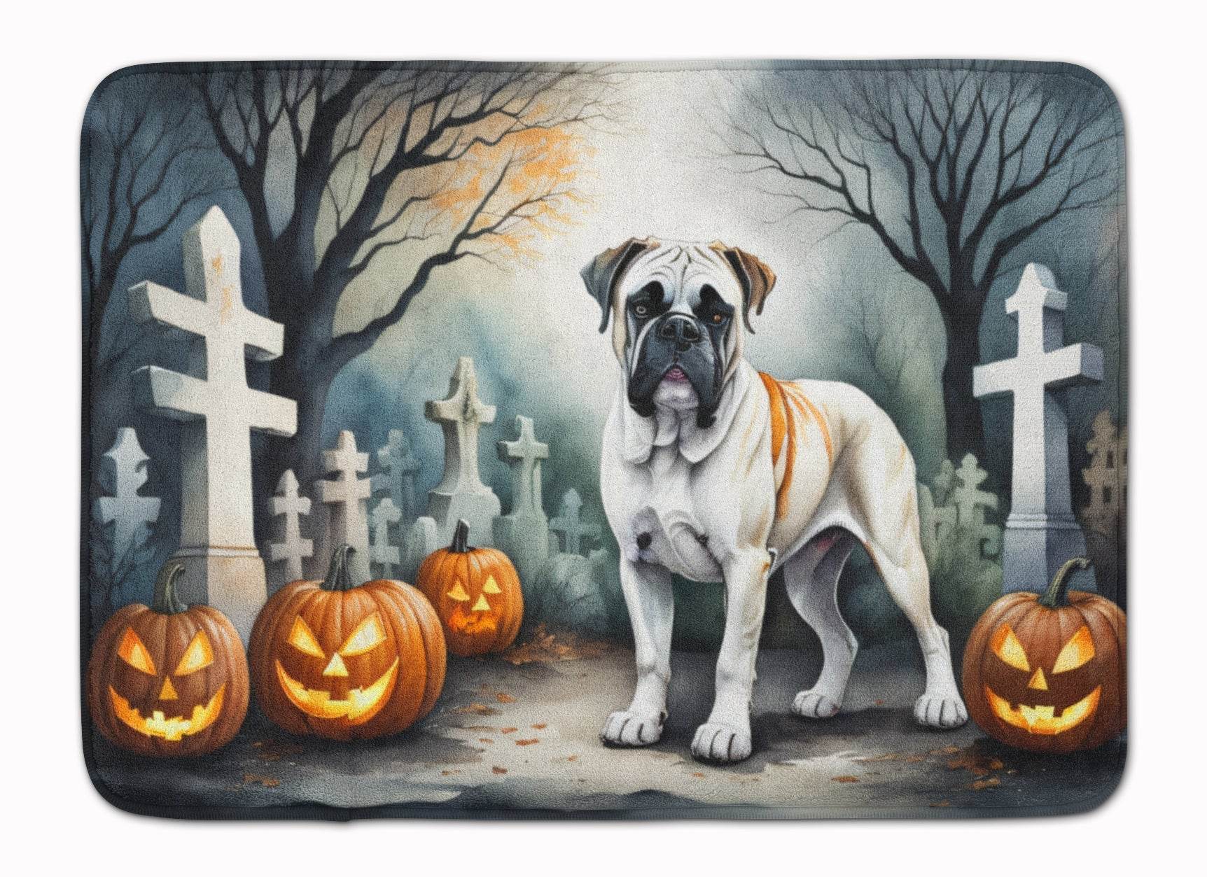 Boxer Spooky Halloween Memory Foam Kitchen Mat - Metromarketstore