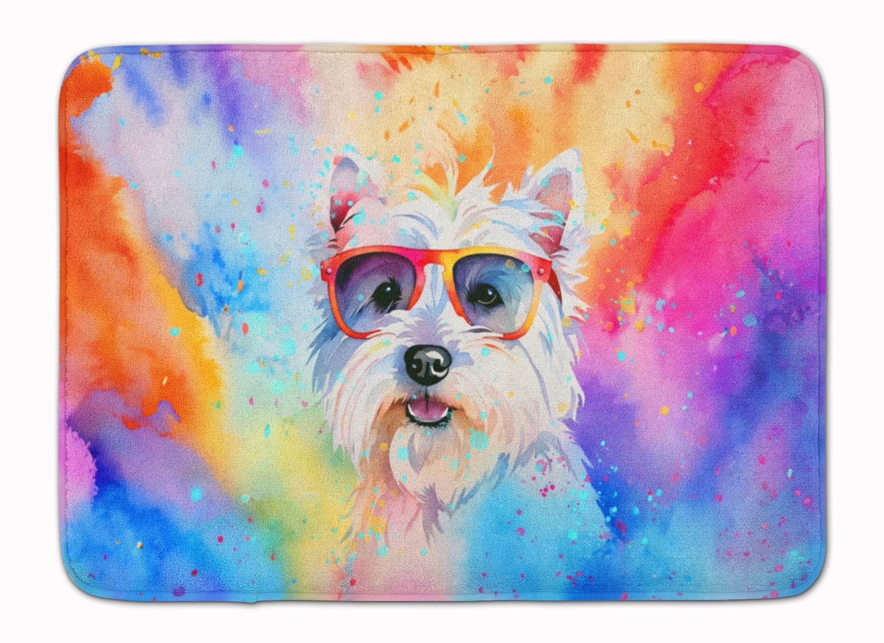 Westie Hippie Dawg Memory Foam Kitchen Mat - Metromarketstore