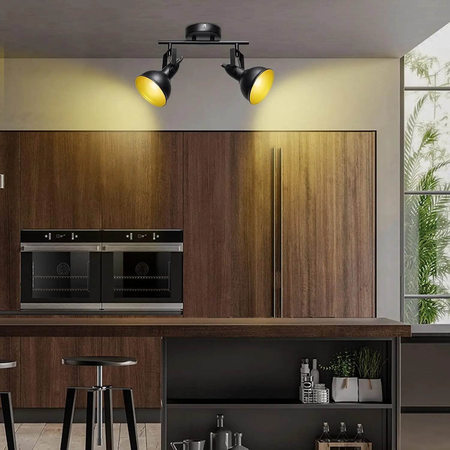 Farmhouse LED Track Lighting Black Spot Lights Low Voltage - Metromarketstore