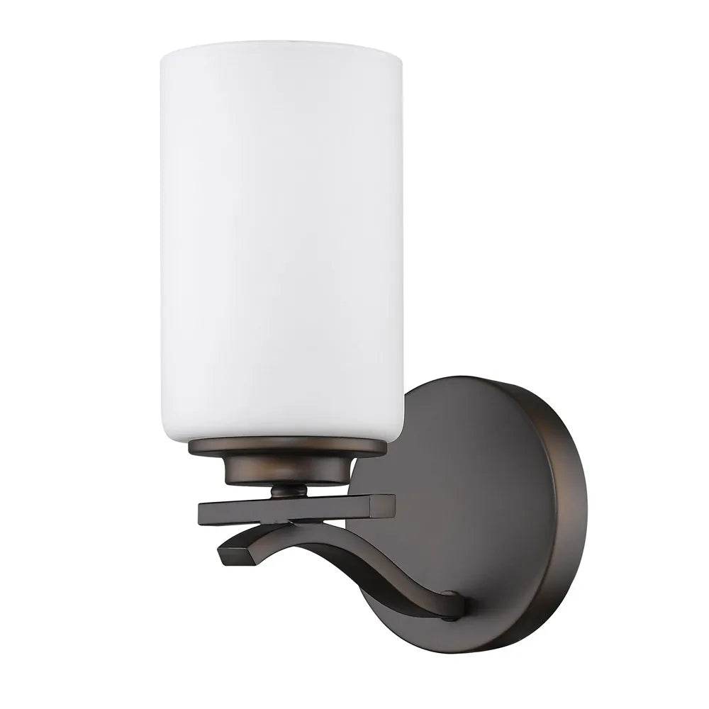 HMS Contemporary One Light Bronze and Glass LED Wall Sconce - Metromarketstore