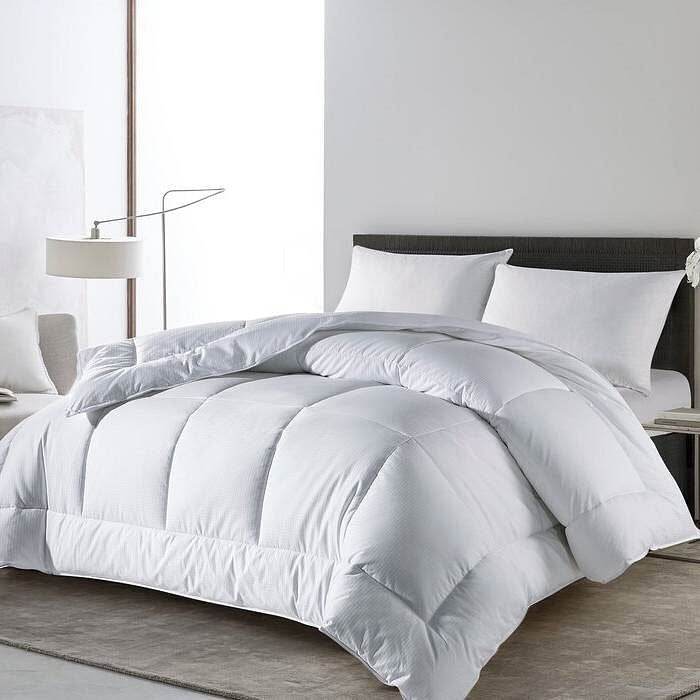 King Size All Seasons Soft White Polyester Down Alternative Comforter - Metromarketstore