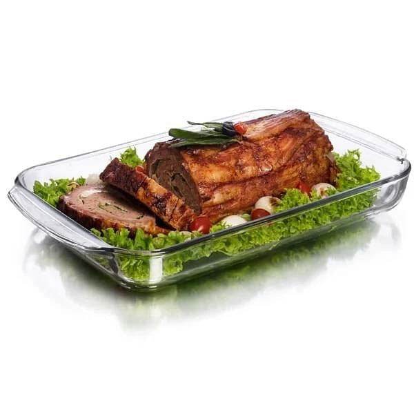 Glass 3-Piece Bakeware Oven Safe Casserole Baking Dish Set - Dishwasher Safe - Metromarketstore