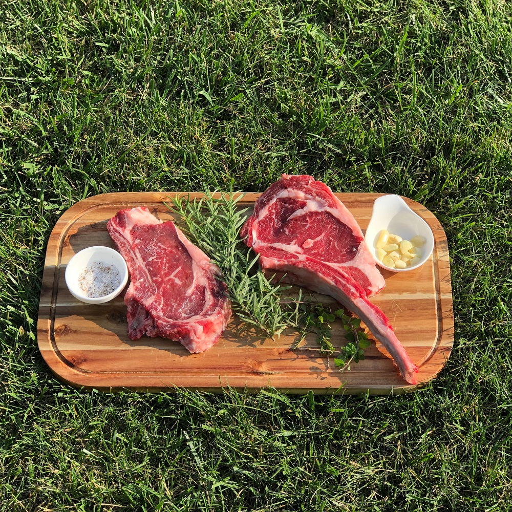 [ Set of 3 ] Zavis Green Acacia Wood Serving Rounded Cutting Board With Juice Groove 20" X 11" | Dishwasher Safe - Metromarketstore