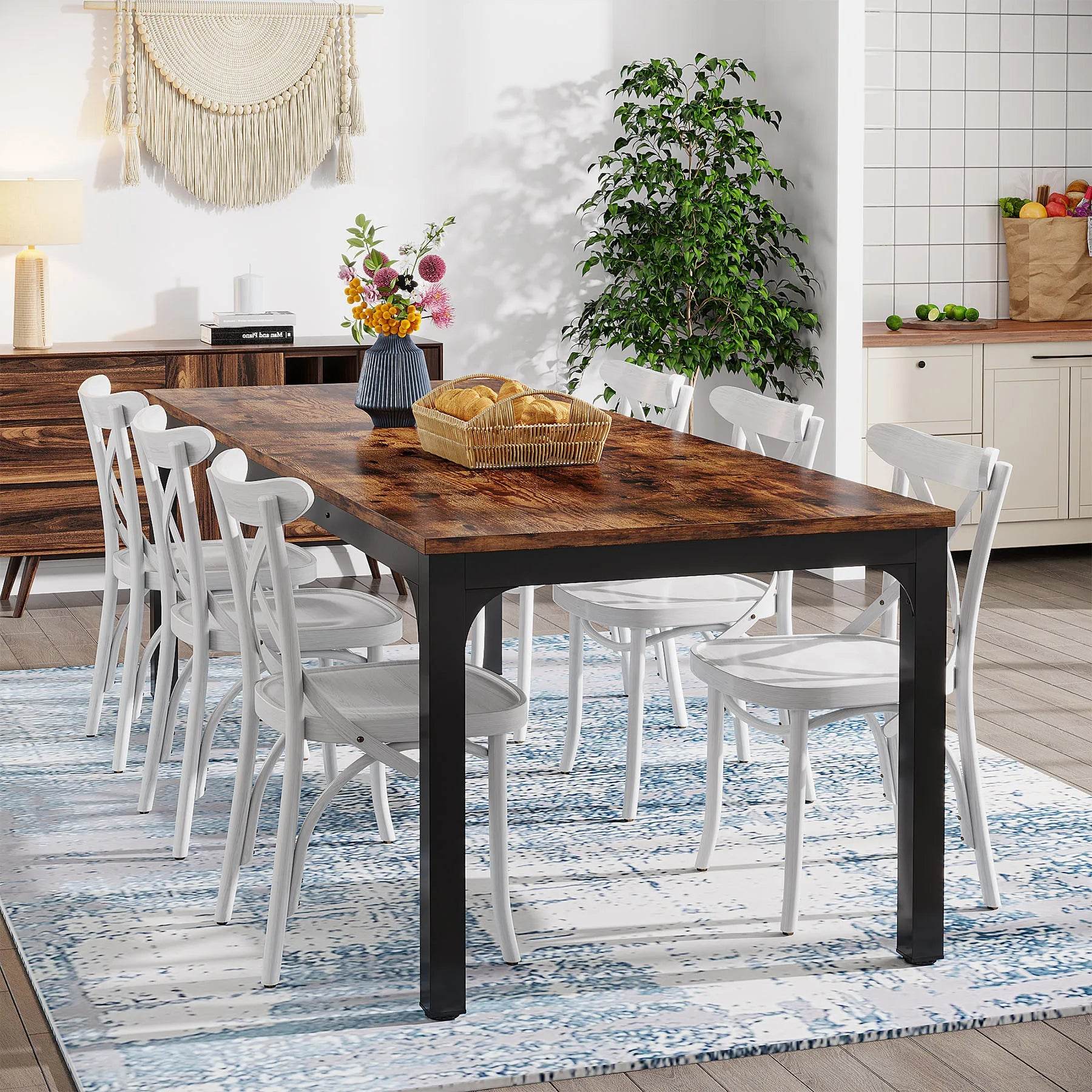Tribesigns Dining Table for 6-8 People, 200cm - Metromarketstore