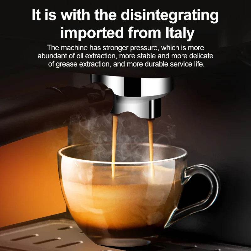 Semi-Automatic Espresso Machine 20Bar High Pressure Extractor 3-in-1 - Metromarketstore