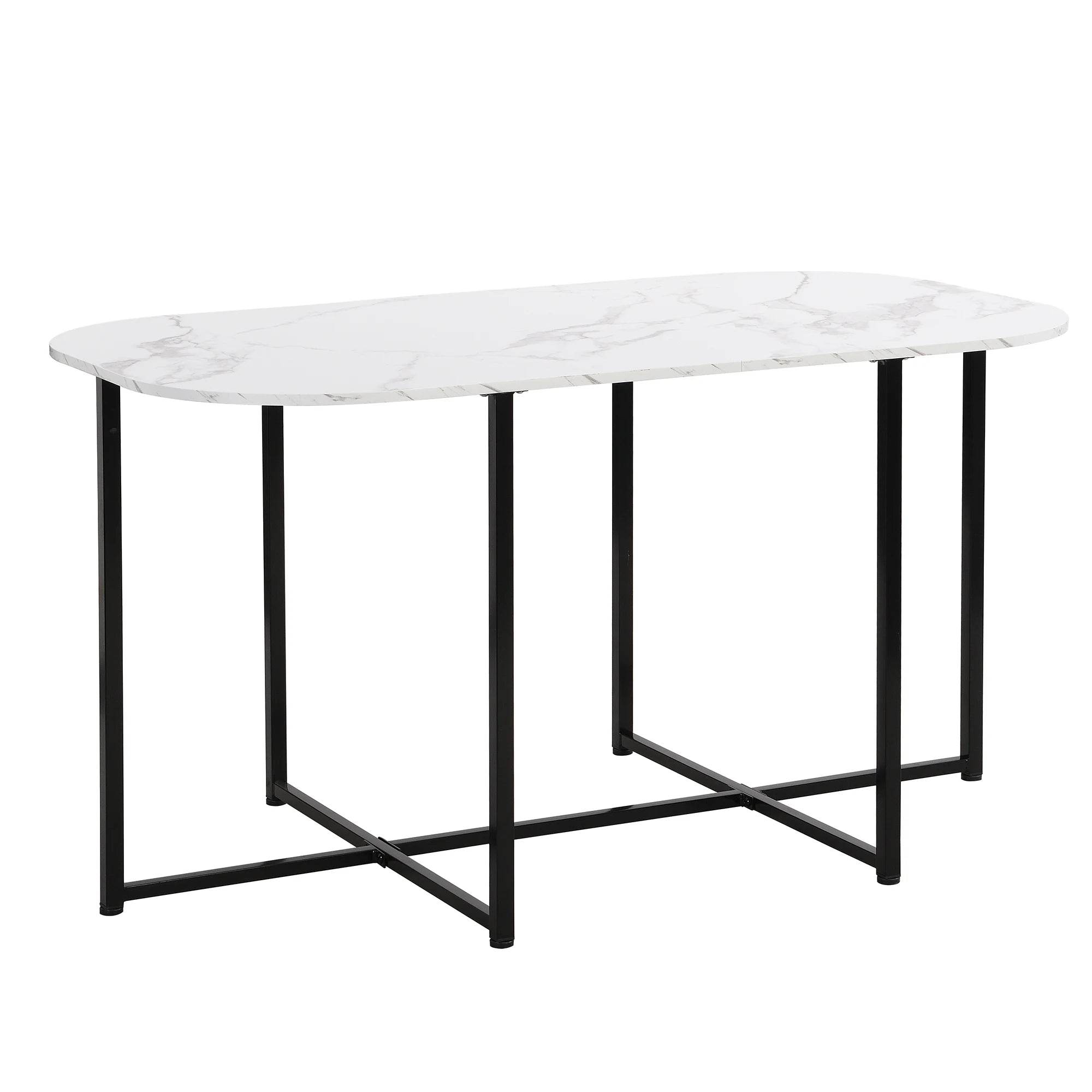 TOPMAX Modern 7-Piece Dining Table Set - Metromarketstore