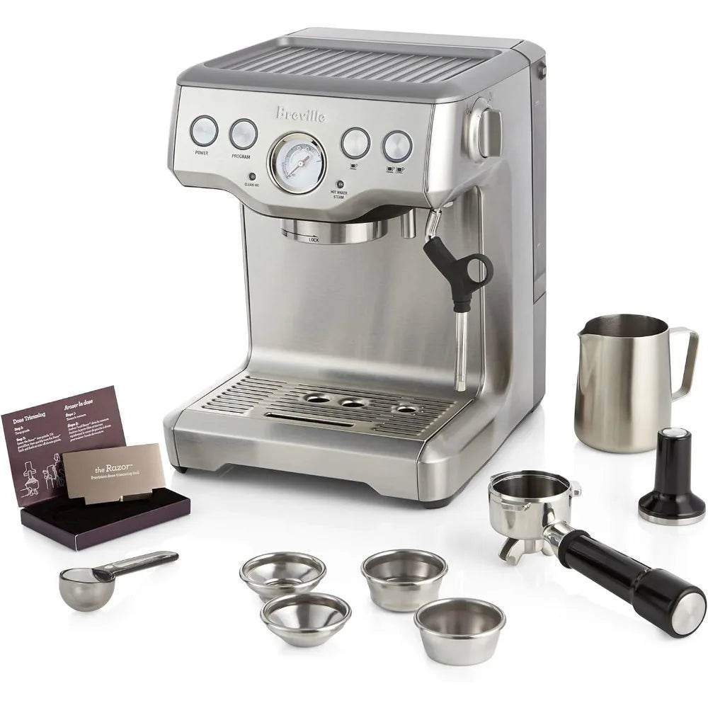 Infuser Espresso Machine, Brushed Stainless Steel - Metromarketstore