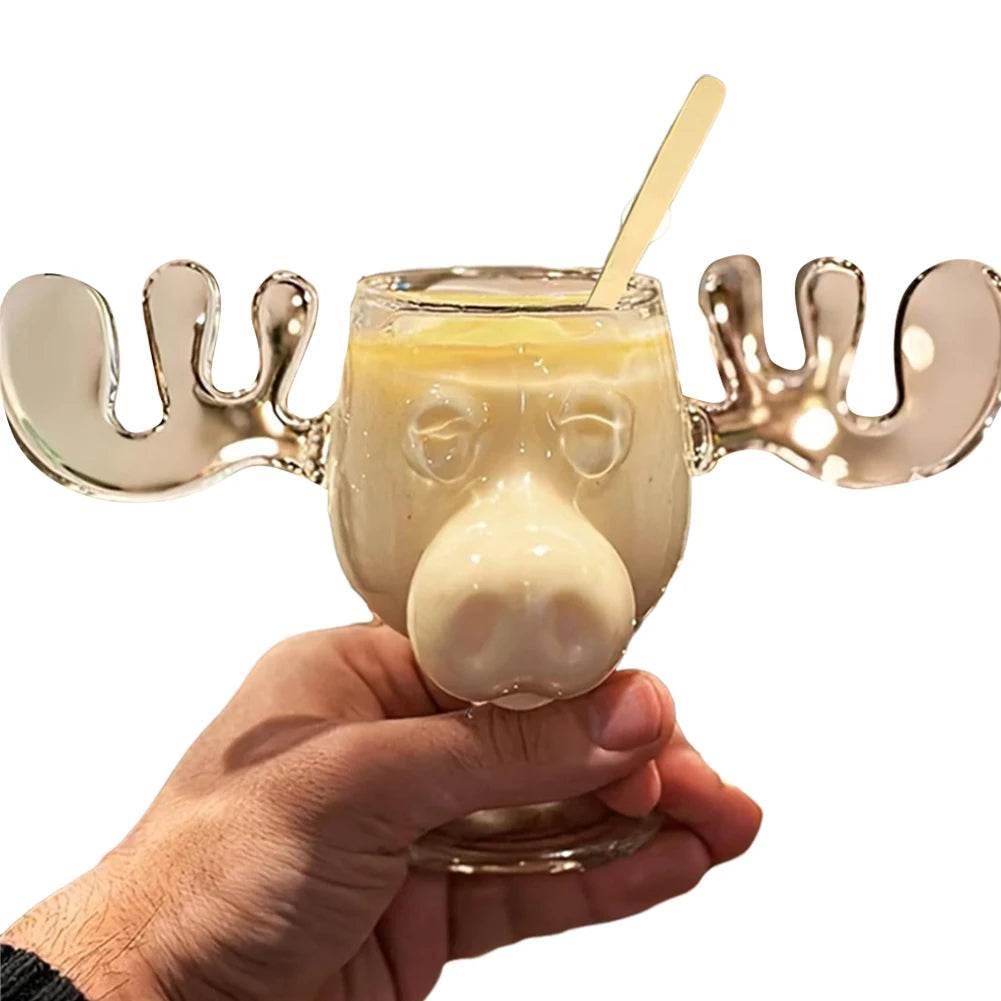 240ml Glass Moose Mug - Metromarketstore
