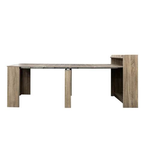 Modern Extendable Dining Table with Storage - Metromarketstore