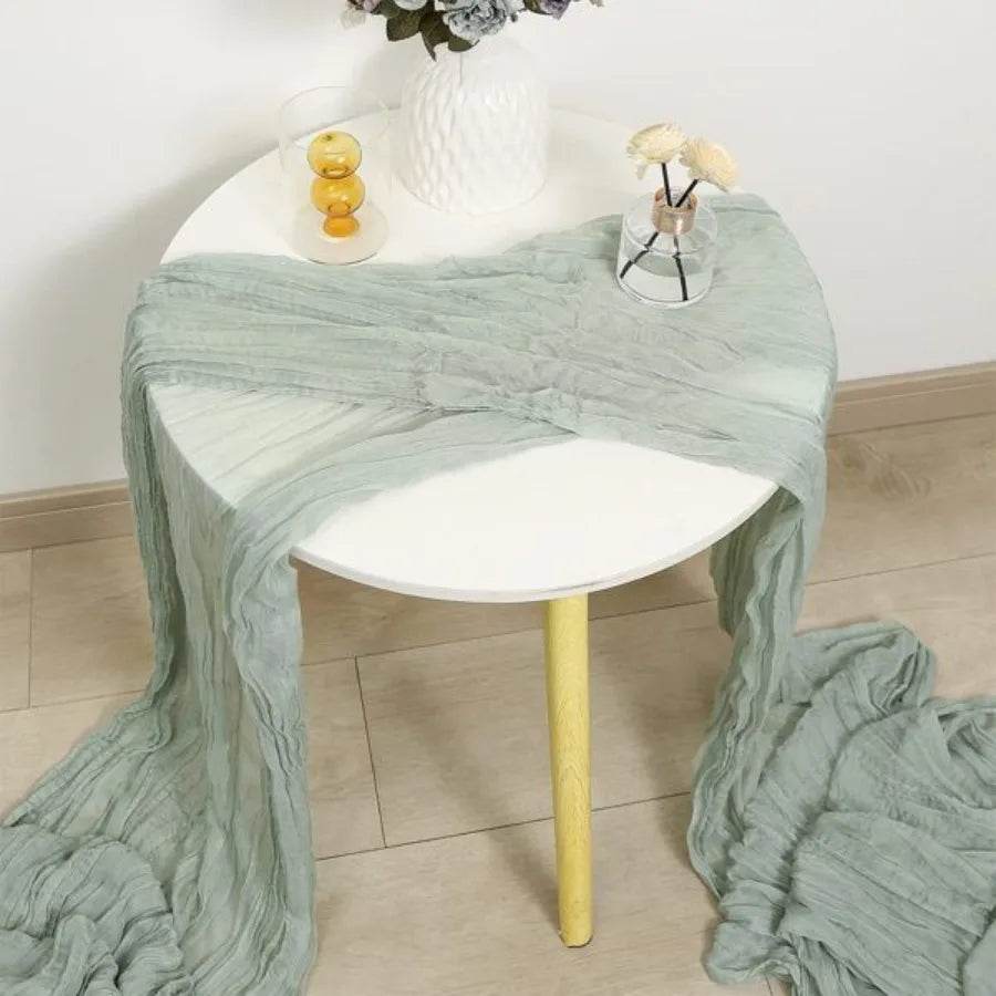 3Pack Voile Crepe Wedding Table Runners - Metromarketstore
