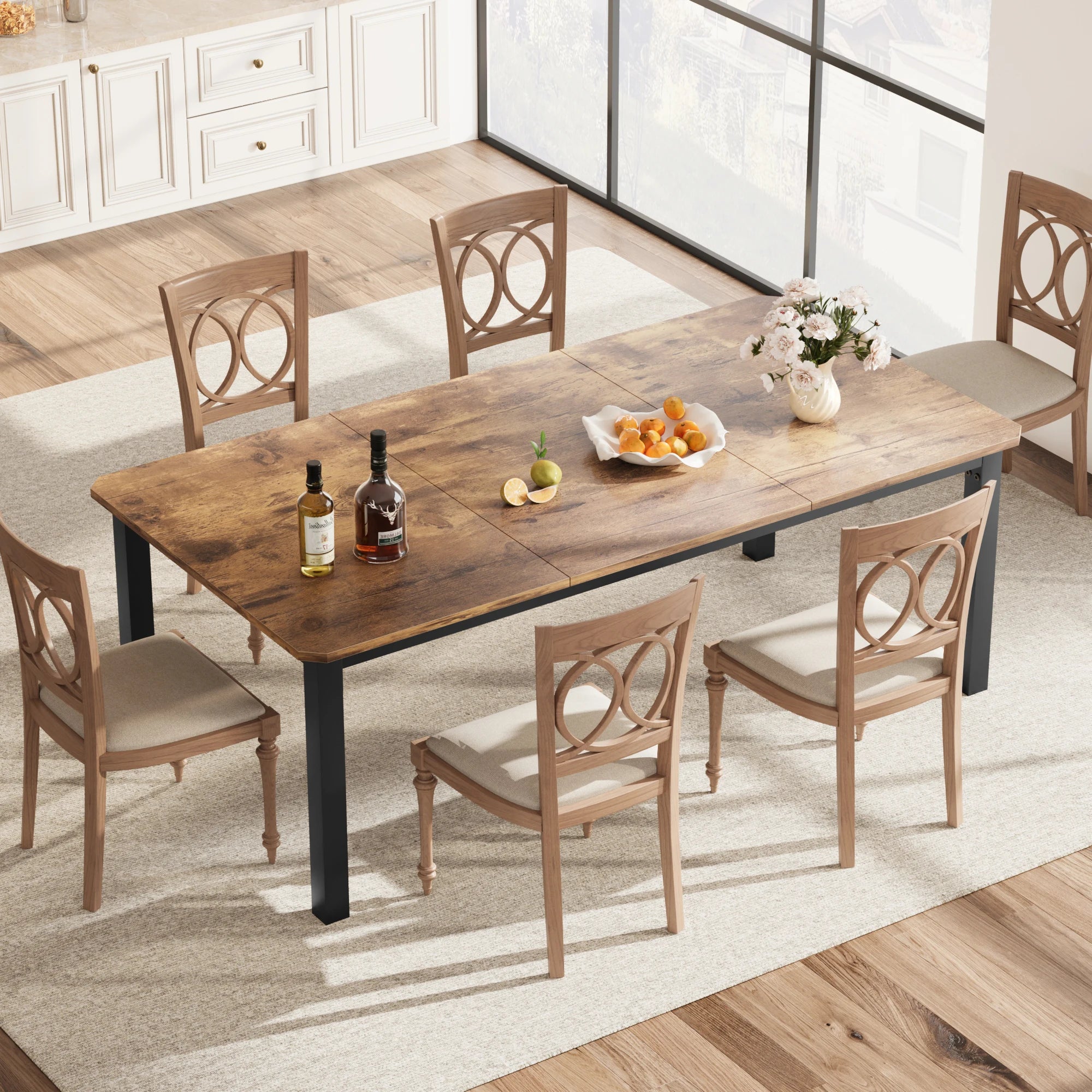 Dining Table for 6-8 People, 78" - Metromarketstore