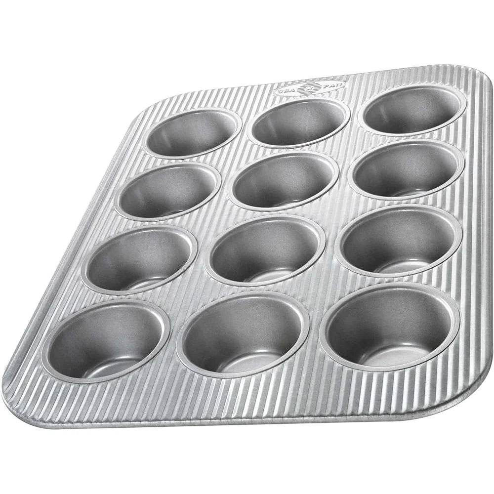 Aluminized Steel Muffin Pan 12-Well Nonstick - Metromarketstore