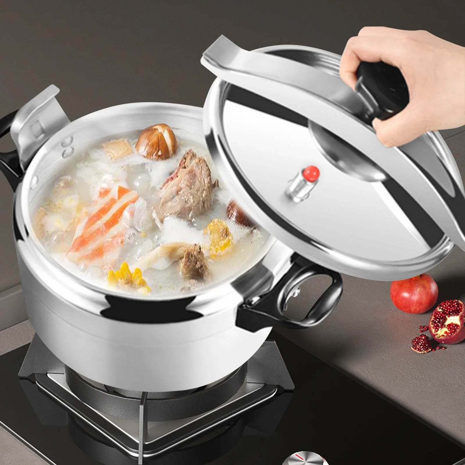 Aluminum Alloy Pressure Cooker, 3L Capacity - Metromarketstore