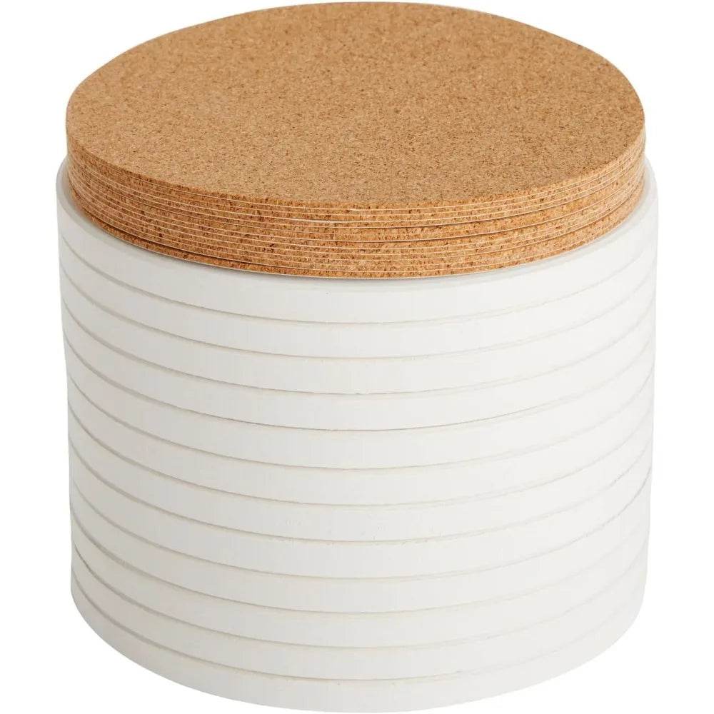 12 Round Unglazed Ceramic Tiles - Metromarketstore