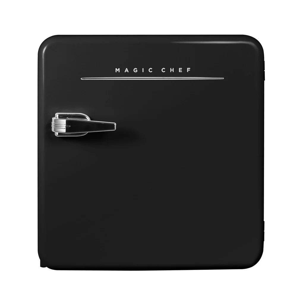 1.6 Cu Ft Retro Mini Fridge Adjustable Glass Shelf - Metromarketstore