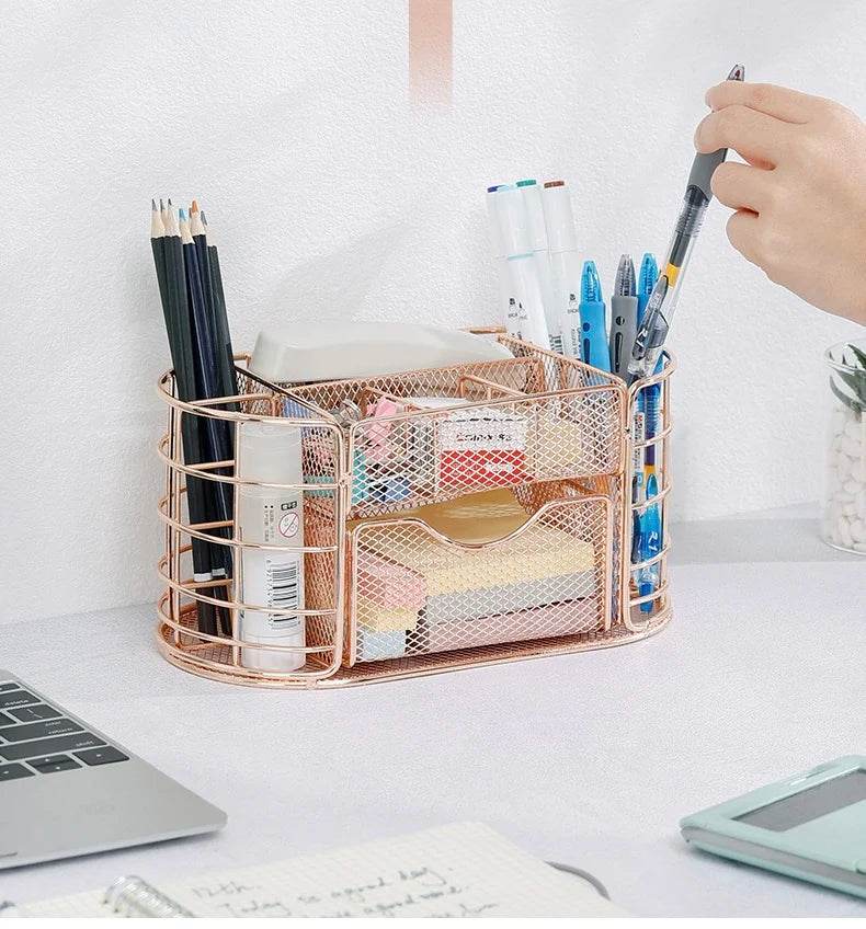 Nordic desktop metal partition drawer style - Metromarketstore