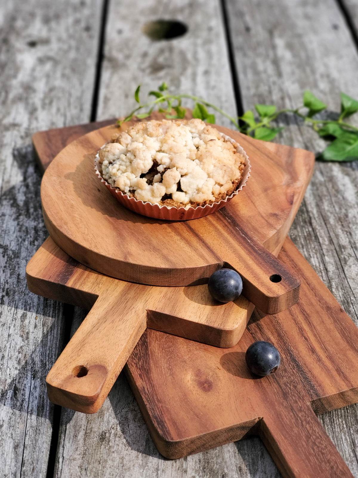 Wooden Round Serving Board - Small - Metromarketstore