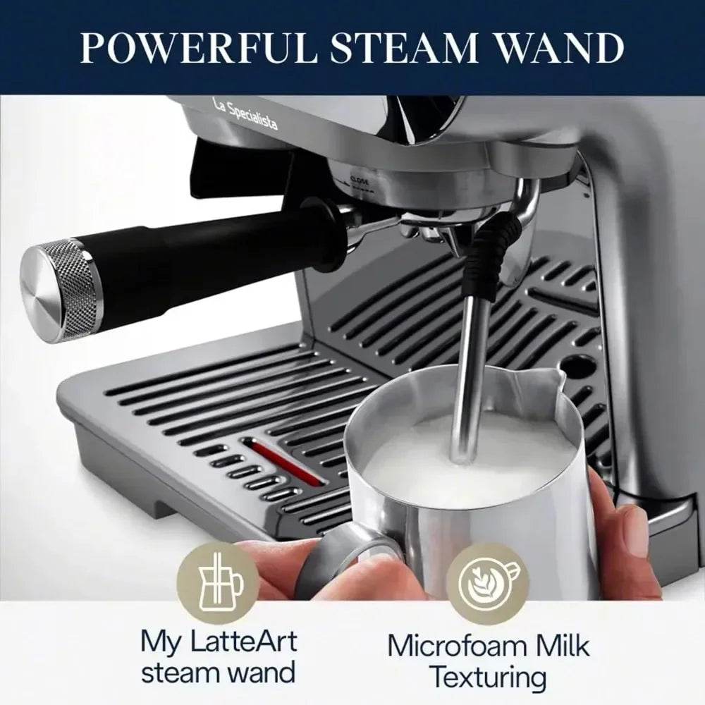 La Specialista Espresso Machine with Grinder, Steamer, & Milk Frother - Metromarketstore