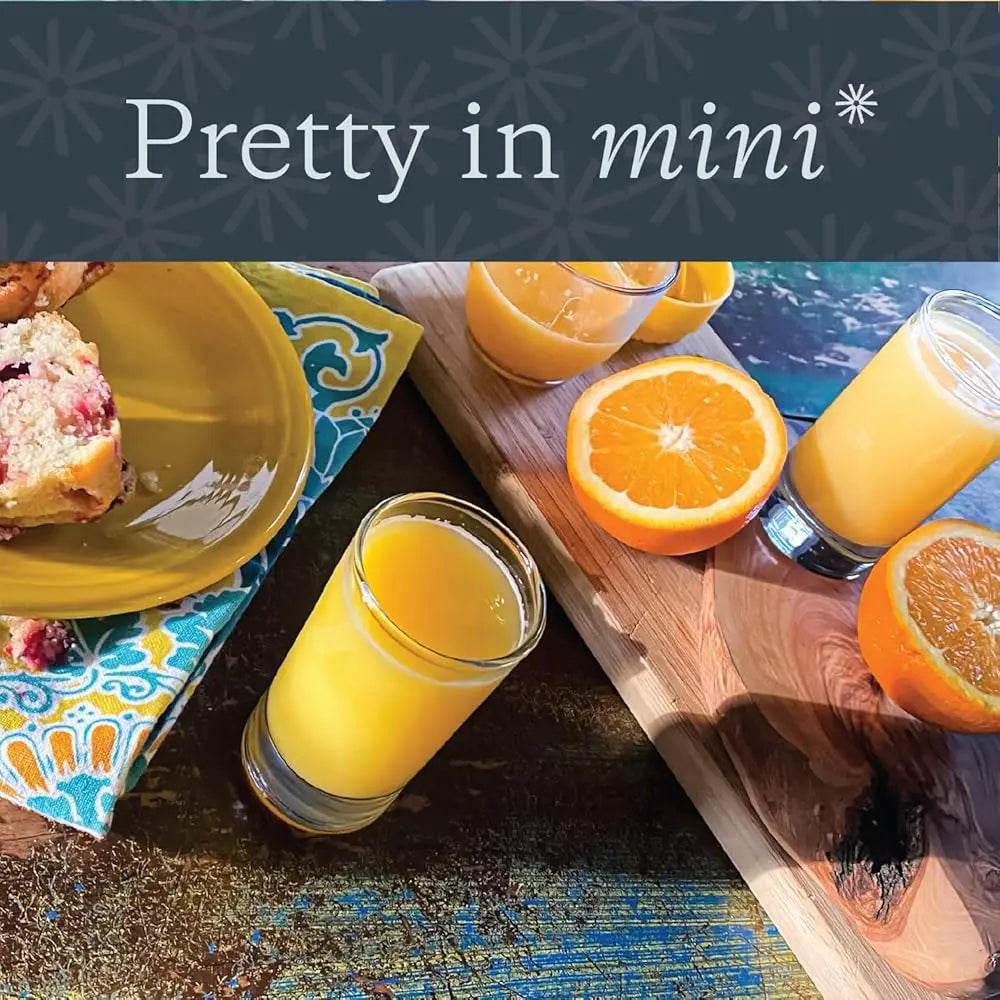 4-Pack 7oz Juice Glasses – Heavy Bottom - Metromarketstore