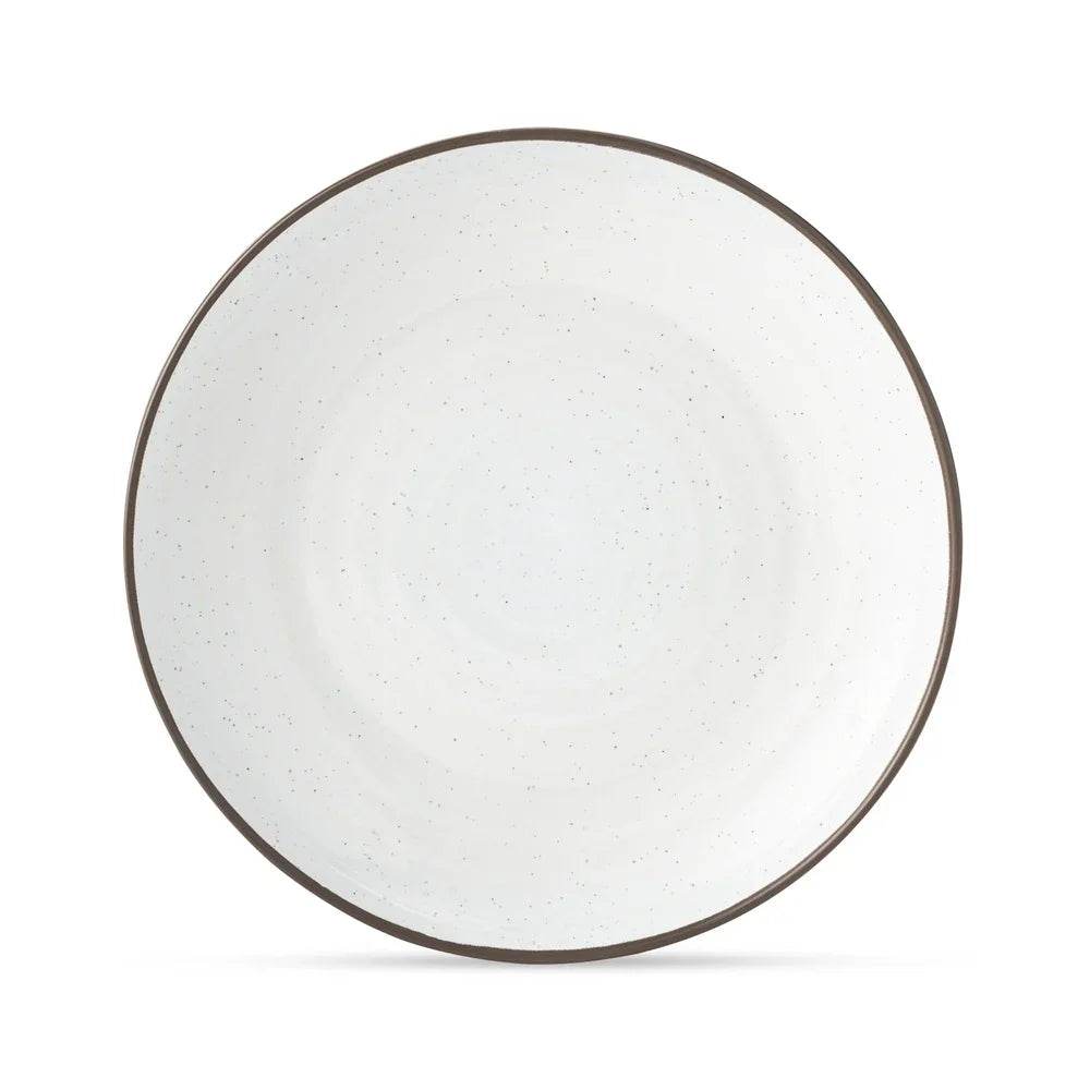 Ceramic Salad Plate Rustic Round Dinnerware - Metromarketstore