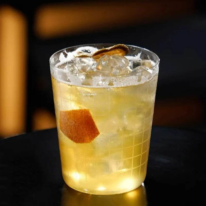 Ultra-Thin Etched Collins Glass Cup, Highball - Metromarketstore